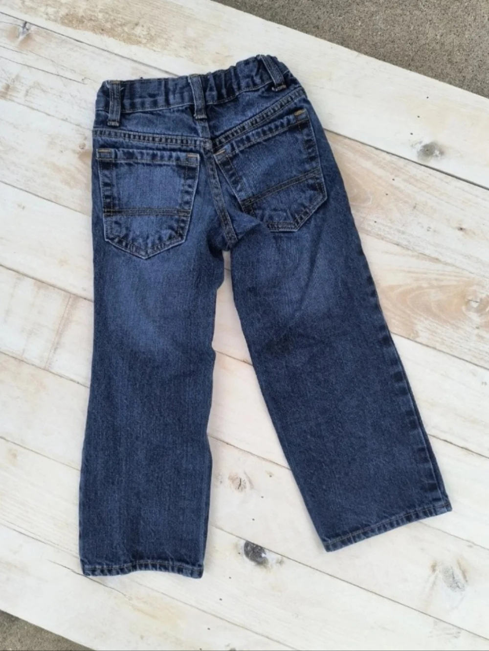Old Navy Boys Denim Blue Jeans Regular Fit Size 5 Slim